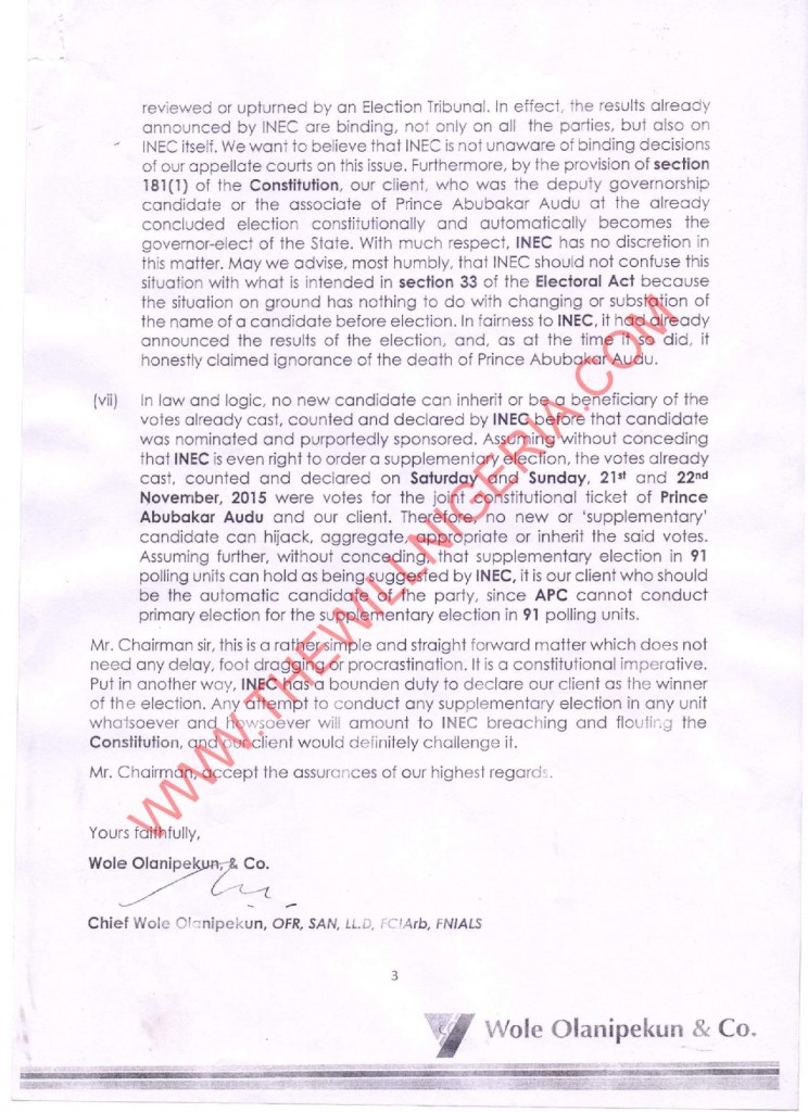 LETTER TO INEC KOGI MATTER-page-003 - THEWILL NEWS MEDIA LETTER TO INEC KOGI MATTER-page-003