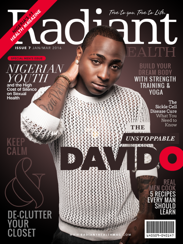 Davido Covers Radiant Health Magazine