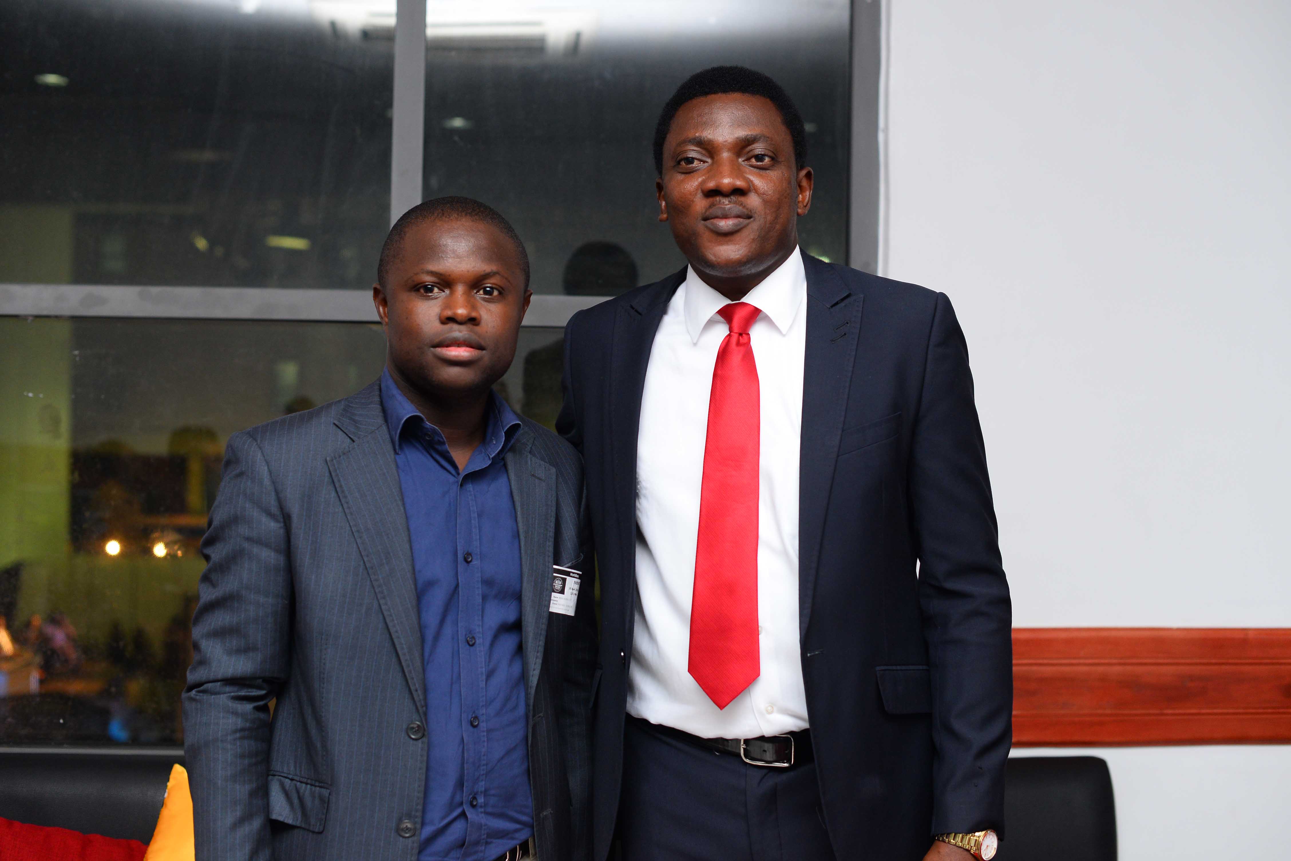 L-R Marketing Manager, Brian Munro Limited, Mr. Abayomi Ajao, and Mr Olawande Alaran, Brand Manager Brian Munro Limited