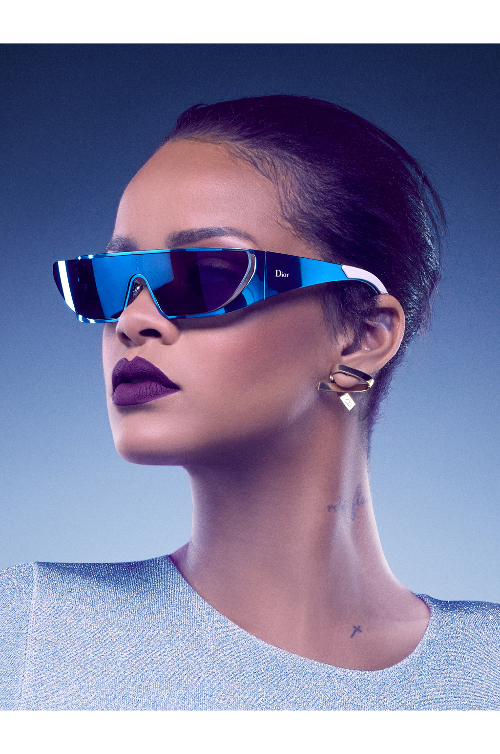 Rihanna wearing frames from her Dior sunglass collaboration. - THEWILL NEWS MEDIA Rihanna wearing frames from her Dior sunglass collaboration.