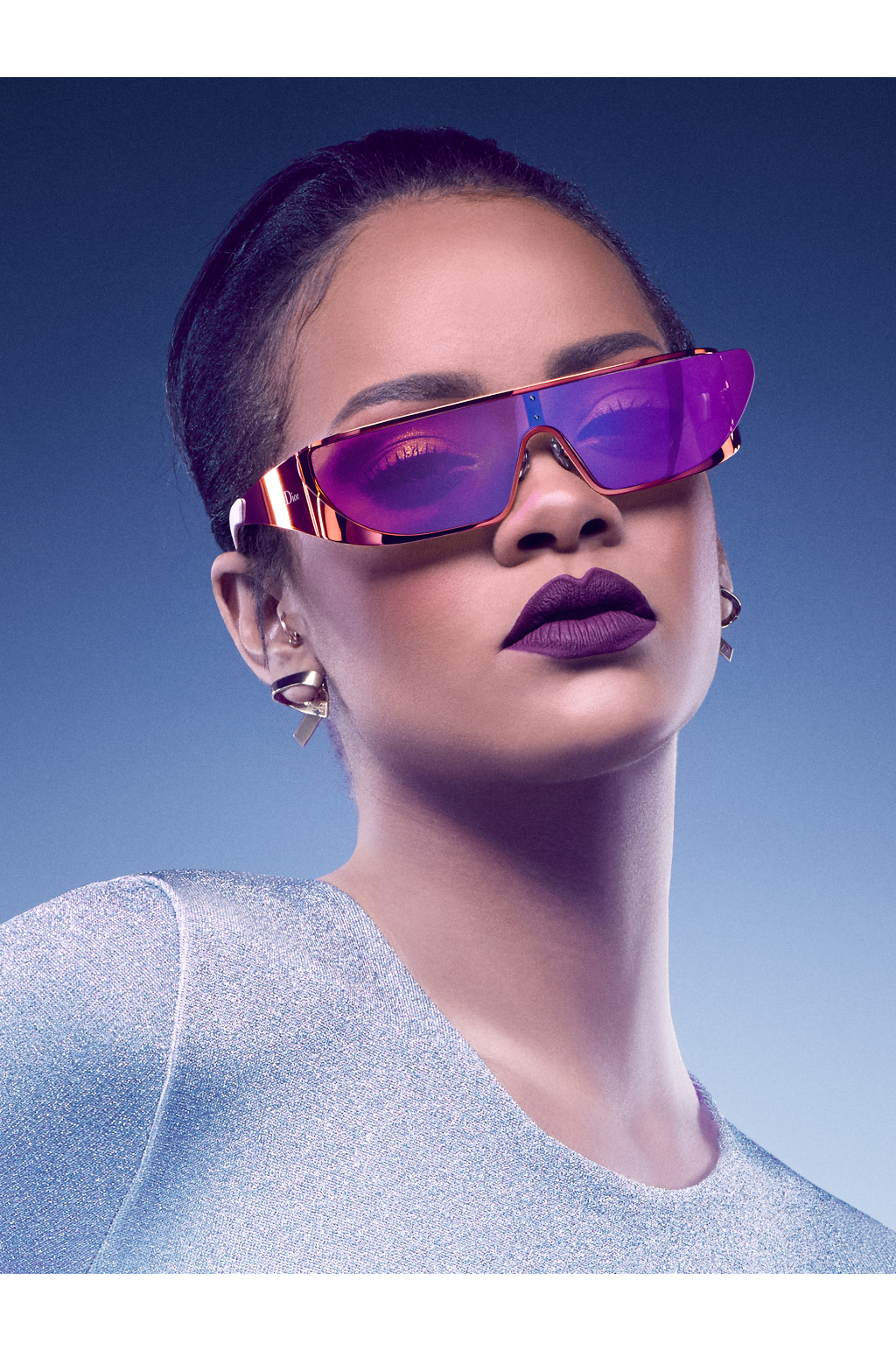 Rihanna wearing frames from her Dior sunglass collaboration. - THEWILL NEWS MEDIA Rihanna wearing frames from her Dior sunglass collaboration.