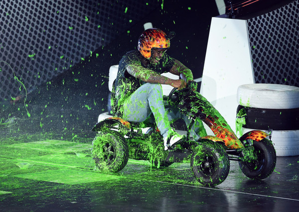 Von Miller also slimed onstage - THEWILL NEWS MEDIA