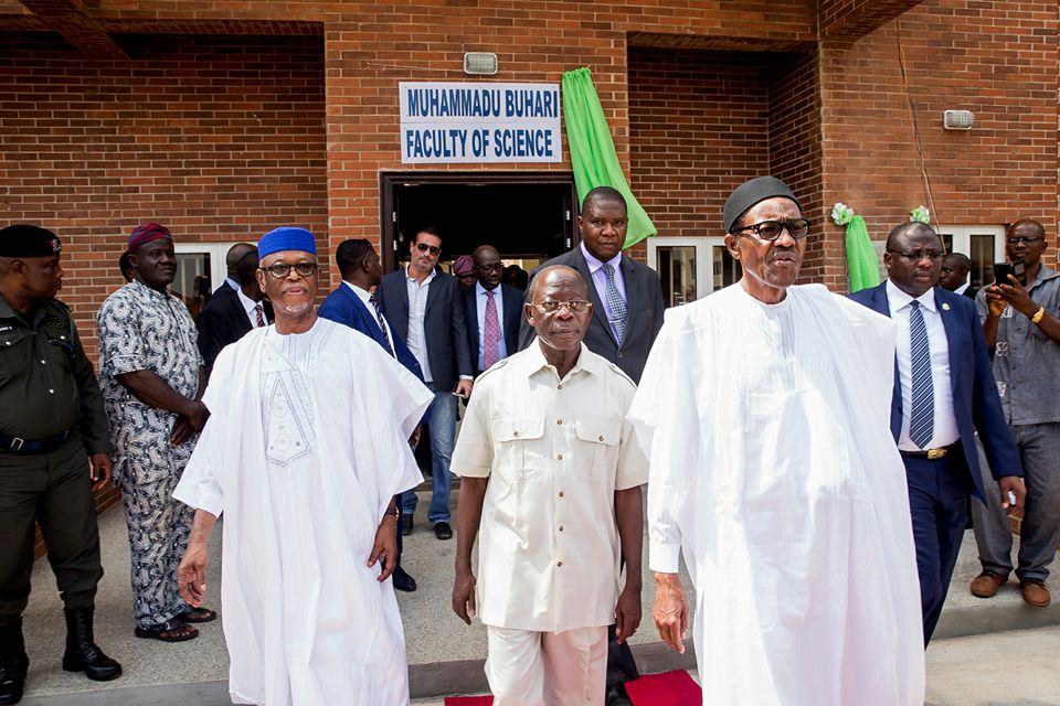 buhari-oshiomole - THEWILL NEWS MEDIA buhari-oshiomole