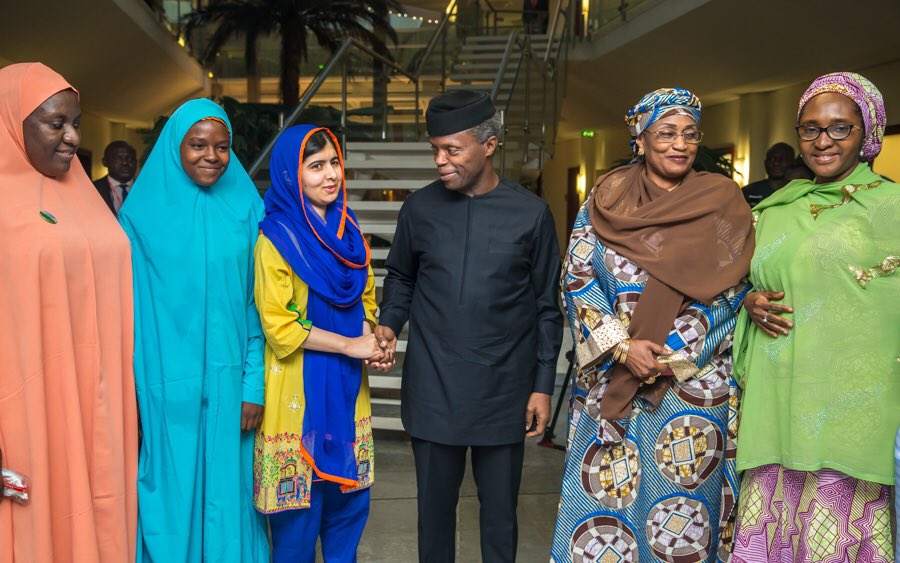 Osinbajo Receives Malala Yousafzai 3 - THEWILL NEWS MEDIA Osinbajo Receives Malala Yousafzai 3