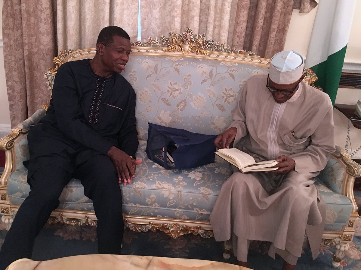 Adeboye Visits Buhari In London - THEWILL NEWS MEDIA Adeboye Visits Buhari In London