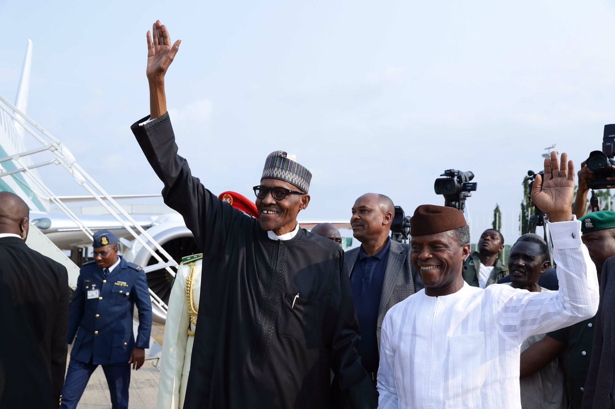 Buhari Lands In Abuja 2 - THEWILL NEWS MEDIA Buhari Lands In Abuja 2