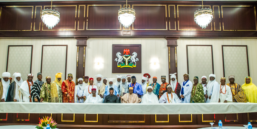 3. President &VP receives National Council of Traditional Rulers of Nig by NOVO ISIORO3 - THEWILL NEWS MEDIA 3. President &VP receives National Council of Traditional Rulers of Nig by NOVO ISIORO3