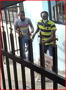 One-of-the-robbers-holding-a-pump-action-rifle - THEWILL NEWS MEDIA