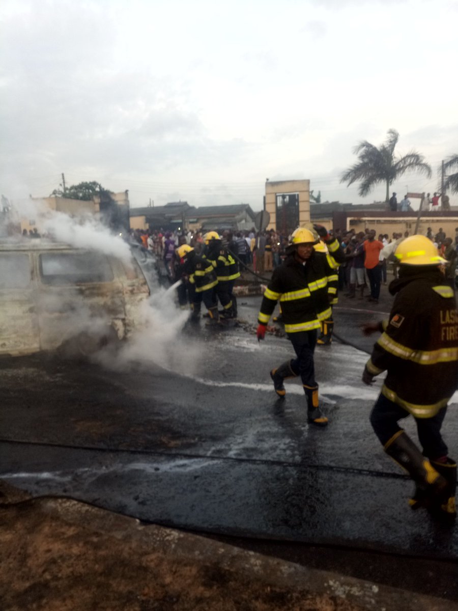 Petrol Tanker Explosion Kills 9, Destroys Many Vehicles In Lagos