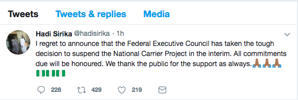 Tweet - THEWILL NEWS MEDIA