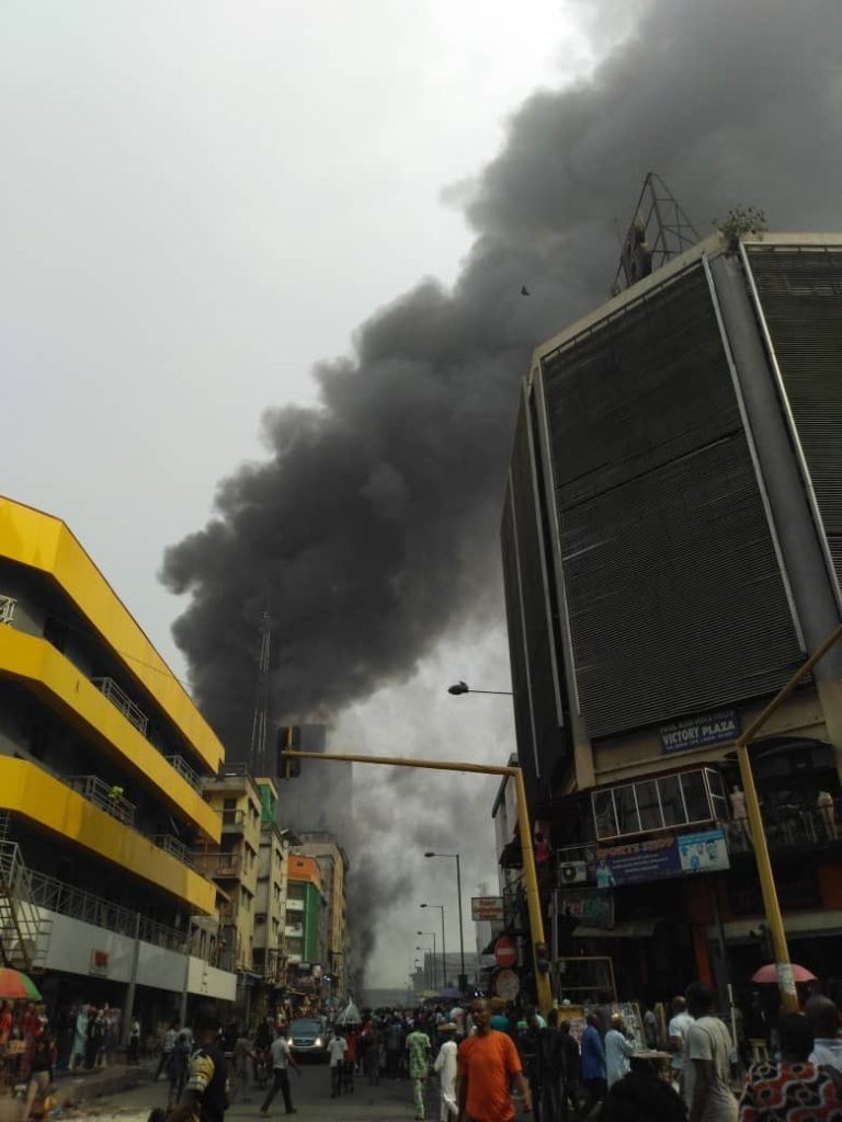 balogun fire2 - THEWILL NEWS MEDIA