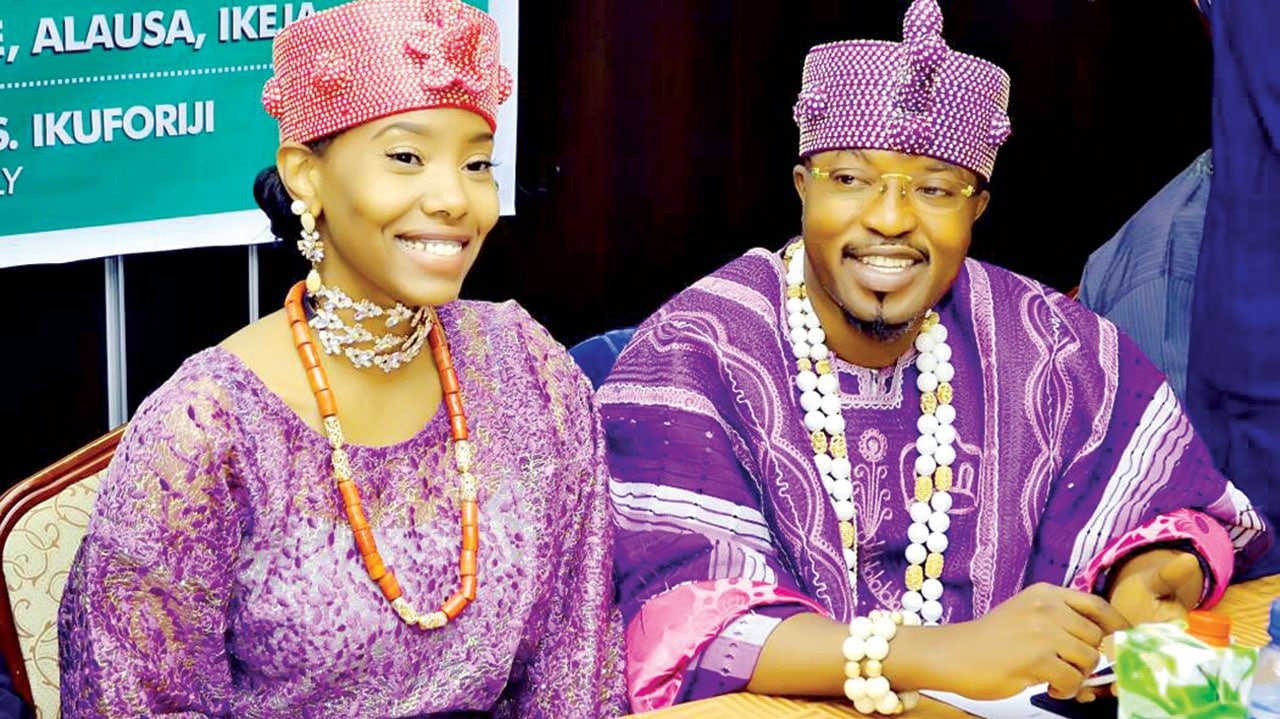 Oluwo of Iwo and his Jamaican queen