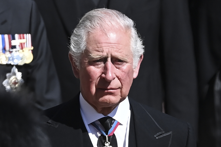 Prince Charles sheds a tear