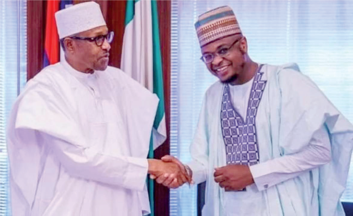 Dr. Isa Pantami and President Buhari.