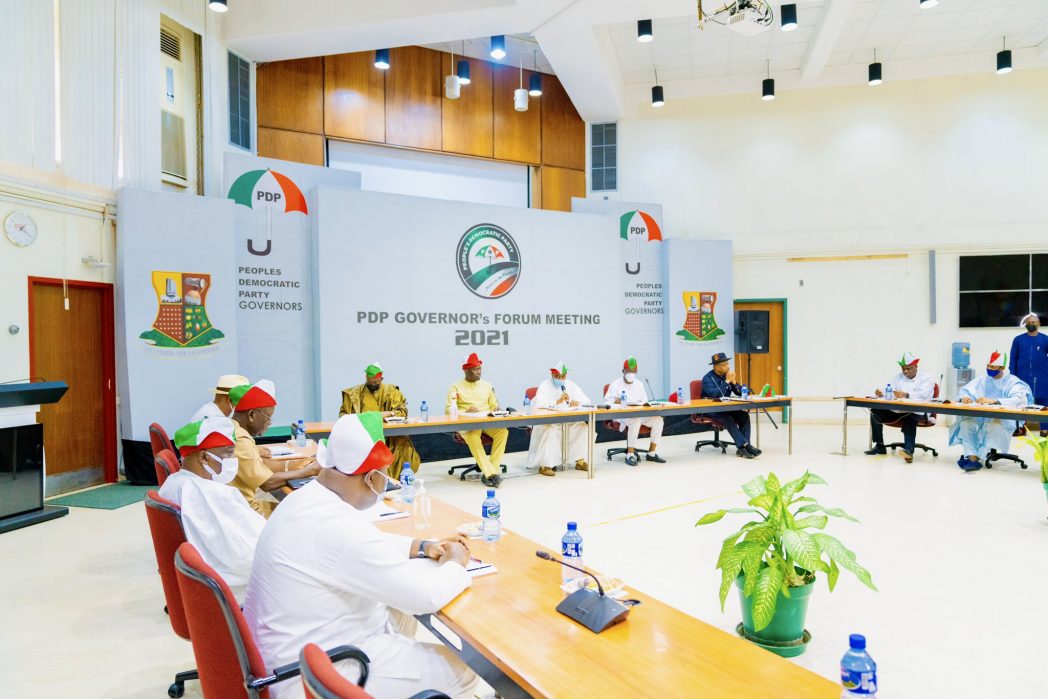 PDP Governors Meeting at Asaba