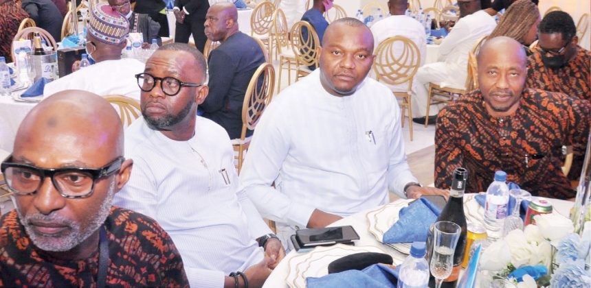 R-L Austin Otule, Chief James Ume, Femi Soneye and Mallam Isa Kollere