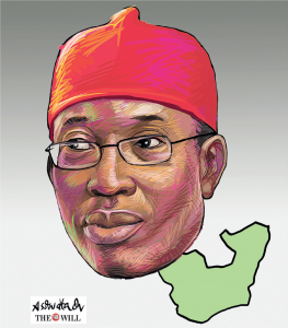Okowa caricature