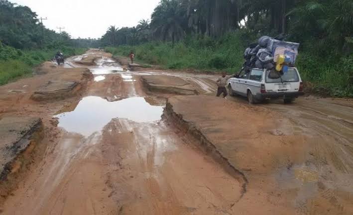 Some Failed Portions of the road