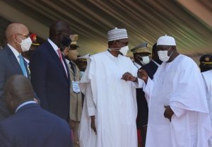 Buhari @Gambian President Adama Barrow’s Inauguration 