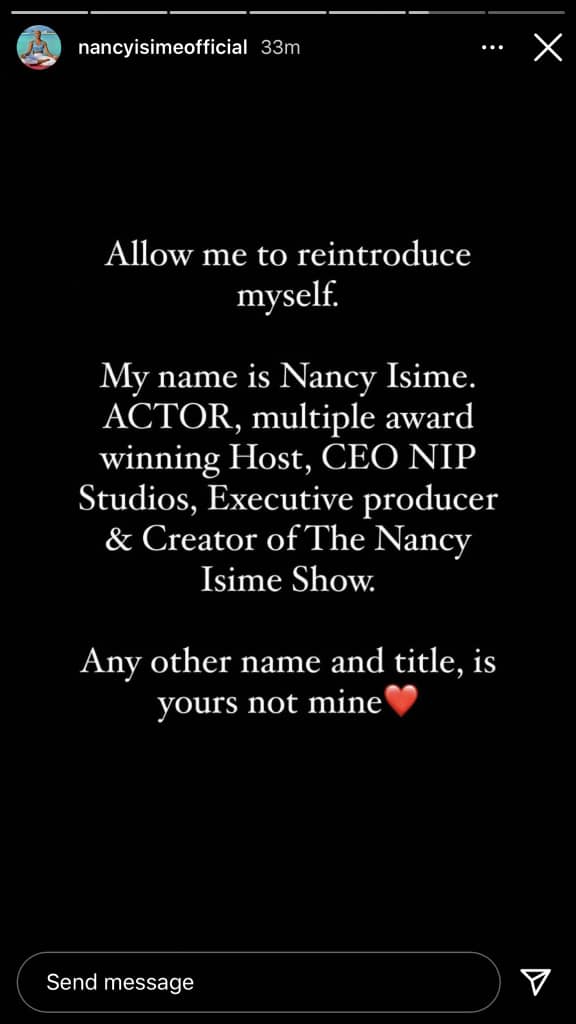 Nancy Isime Response (2)