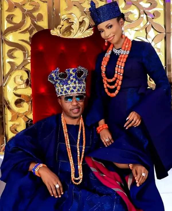 Oluwo Of Iwo Flaunts His New Queen Firdaus (2)