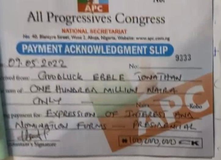 payment slip
