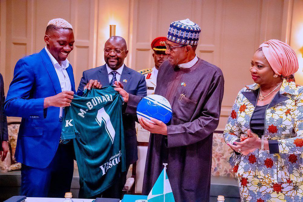 Buhari in spain