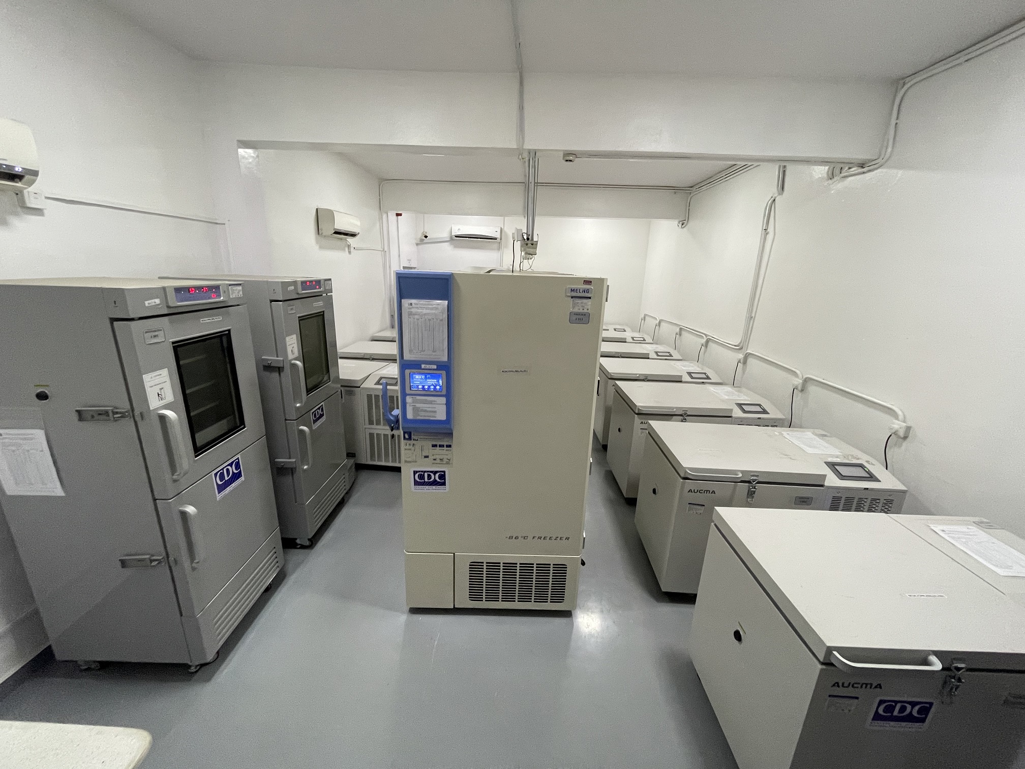 A section of the U.S. funded biorepository at the Nigeria Center for Disease Control’s Public Health Laboratory in Yaba, Lagos.