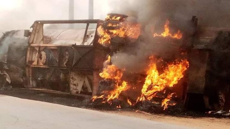 Update: Tension As Tanker Explodes In Ogun Community
