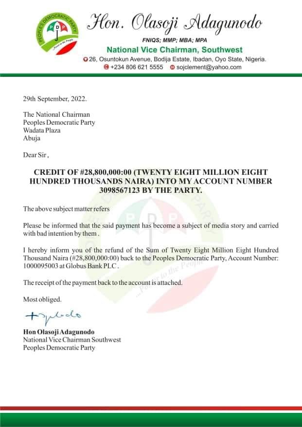 PDP letter 2 - THEWILL NEWS MEDIA
