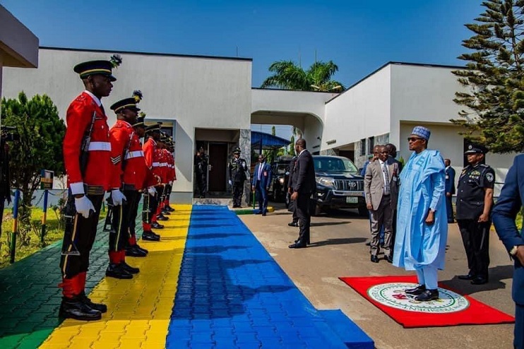 President Muhammadu Buhari, GCFR commissions newly acquired Police Operational Assets and Crowd Control Equipment at the Force Headquarters 2 - THEWILL NEWS MEDIA