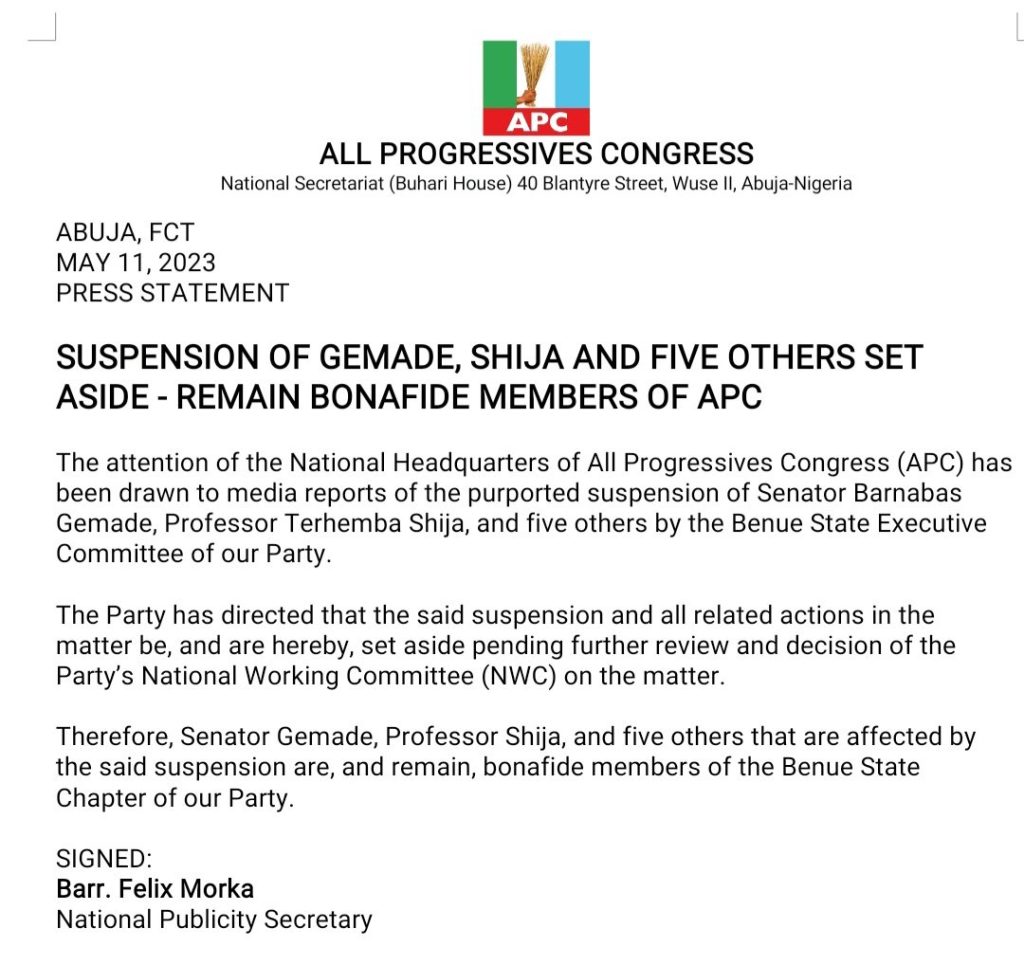 APC letter - THEWILL NEWS MEDIA