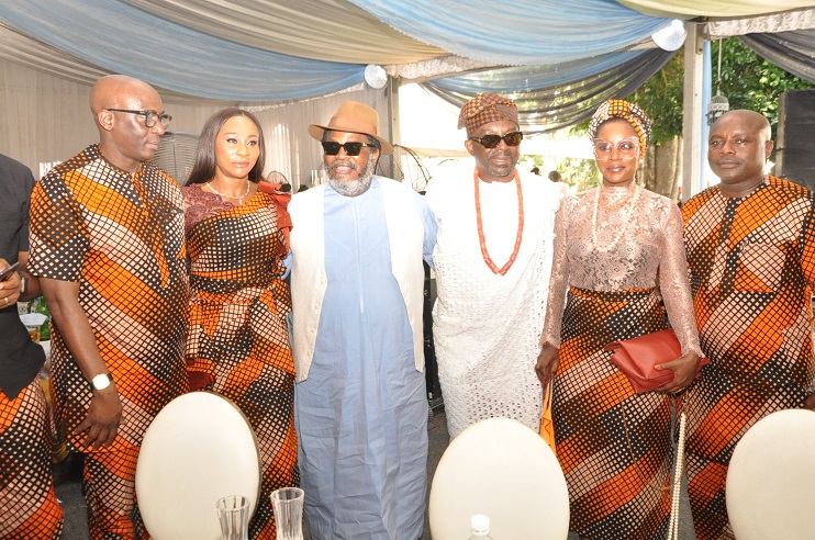 L-R: Former Delta SSG, Chiedu Ebie, Executive Director UBA, Emem Usoro, Chairman, THISDAY/ Arise Media, Prince Nduka Obaigbena, Publisher, THEWILL Newspaper & DOWNTOWN Magazine, Prince Austyn Ogannah, Editor-at-Large, THEWILL Downtown Magazine, Chalya Shagaya & Managing Director, Daily Telegraph Newspaper, Ayodele Aminu. - THEWILL NEWS MEDIA