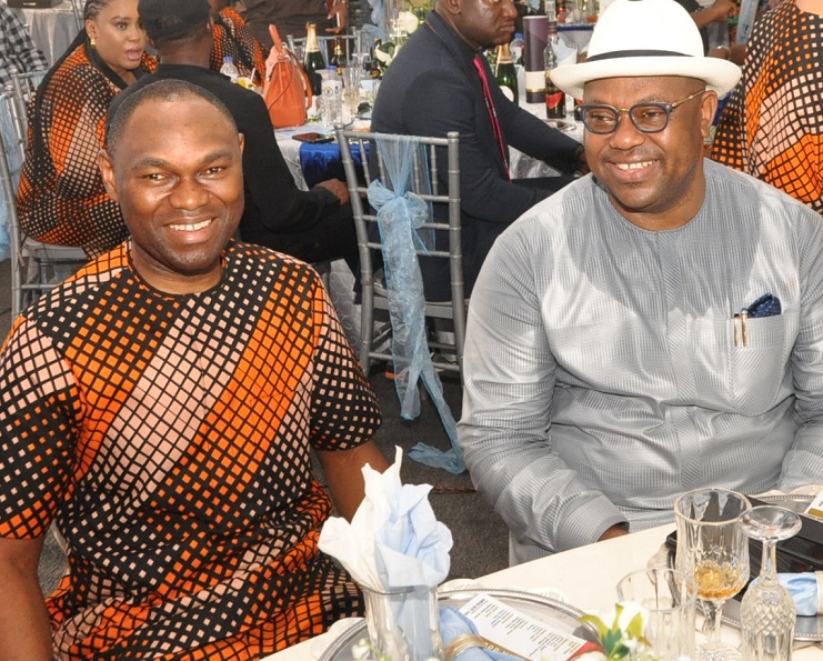 L-R: Deputy Governor, Central Bank of Nigeria, Dr. Kingsley Obiora and Executive Director, NIMASA, Rt. Hon. Engr. Victor Ochei. - THEWILL NEWS MEDIA