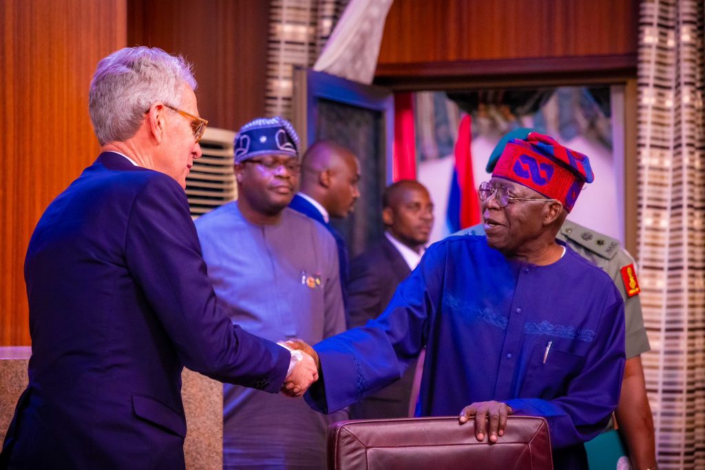 Ambassador Geoffrey Praytt and GCEO-NNPC, Mr Mele Kolo Kyari, Tinubu - THEWILL NEWS MEDIA