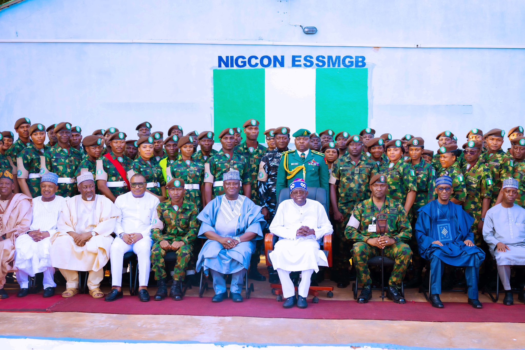 Tinubu Visits Nigerian Troops In Guinea Bissau - Vimarsana News