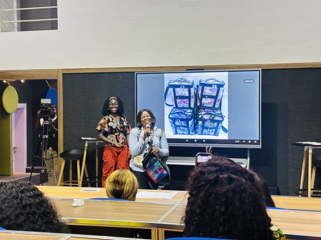 Oluwakemi Oladapo, winner of the pitch competition - THEWILL NEWS MEDIA