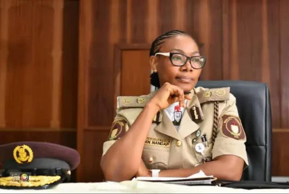Comptroller General of Immigration Service Kemi Nana Namdap. - THEWILL NEWS MEDIA NIS