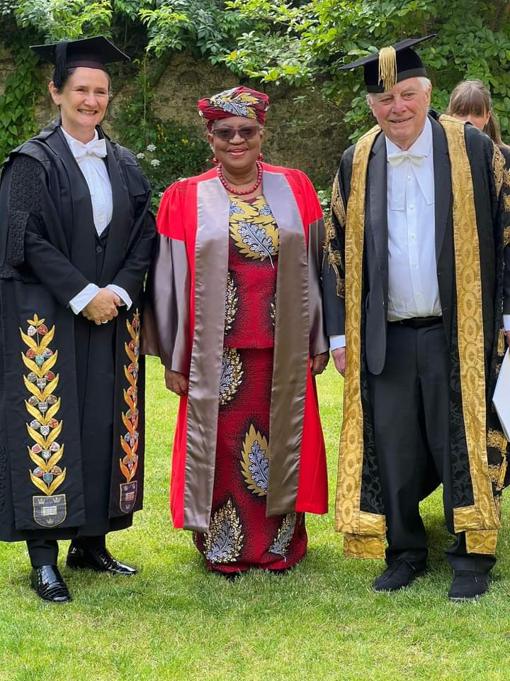 Oxford University Confers Honorary Doctorate Degree On Okonjo-Iweala
