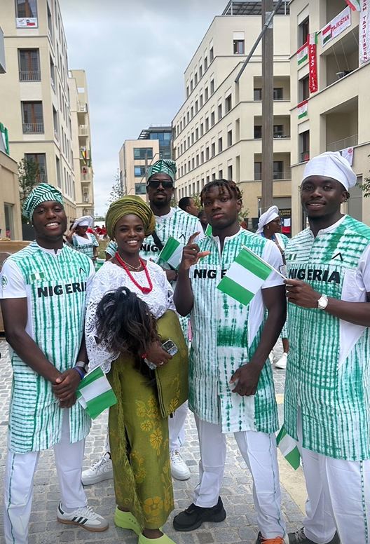 Team Nigeria Stuns In Cultural Attire For Paris 2024 Olympics Opening Ceremony