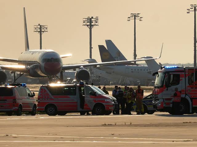 Two German airports suspend flight operations because climate activists block runways