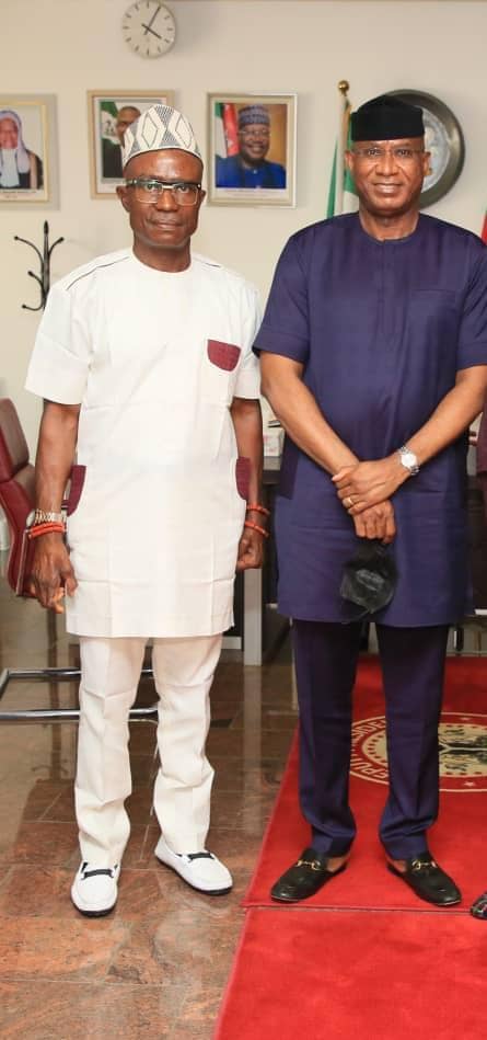 L-R: Jerry Nkeweshe & Senator Ovie Omo-Agege