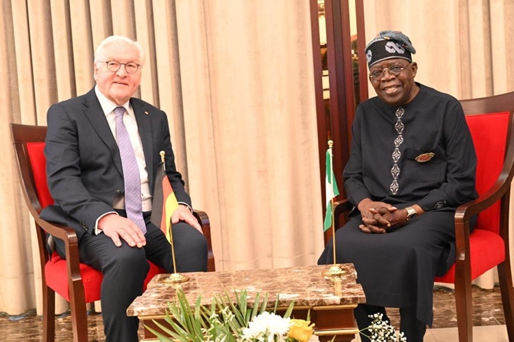 Tinubu- Steinmeier. - THEWILL NEWS MEDIA Tinubu, President Steinmeier