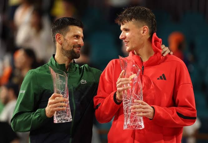 Jakub Mensik and Djokovic