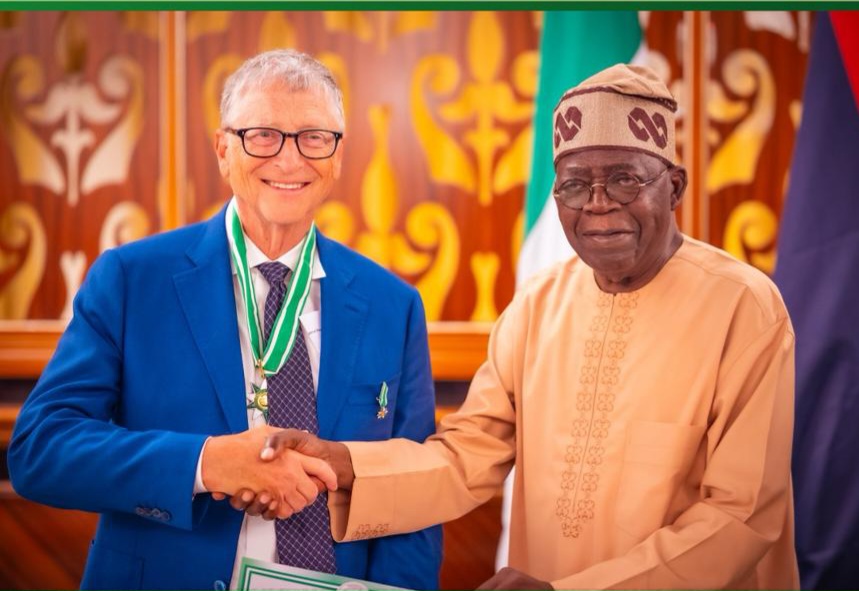 Tinubu Confers National Honour On Bill Gates