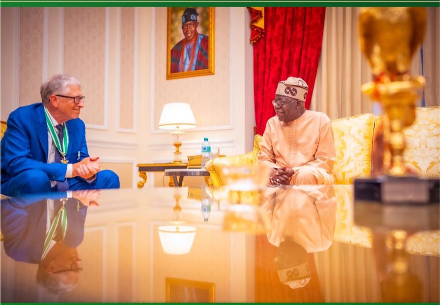 Tinubu Confers National Honour On Bill Gates