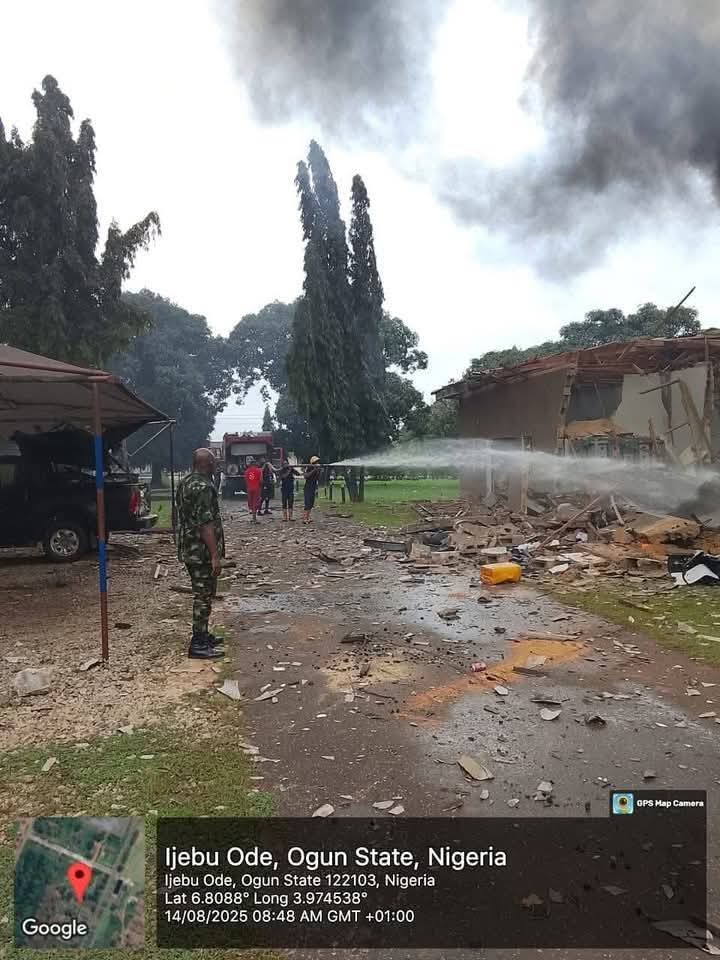 Explosion Rocks Ilese Barracks - THEWILL NEWS MEDIA Explosion Rocks Ilese Barracks