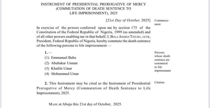 Presidential Pardon- - THEWILL NEWS MEDIA