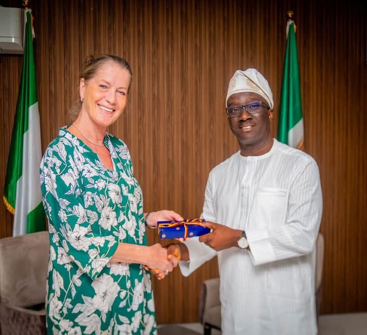 Okpebholo with delegation of European envoys. - THEWILL NEWS MEDIA Okpebholo with delegation of European envoys