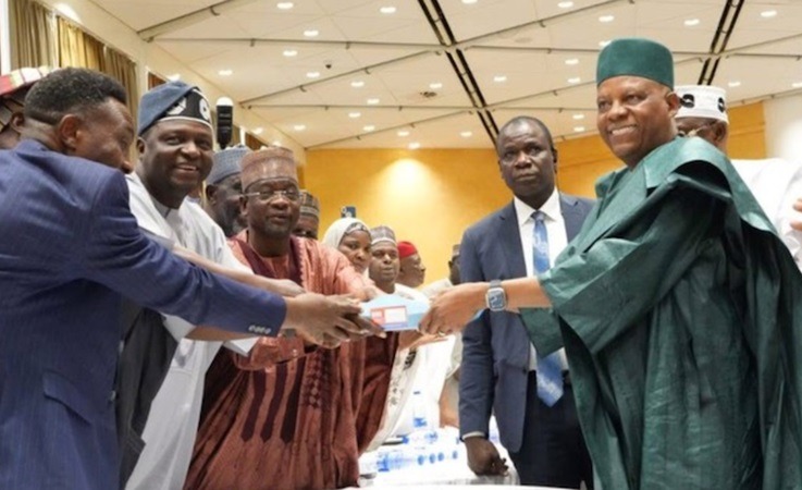Shettima Leads APC Leadership As Tinubu Submits 2027 Election Forms